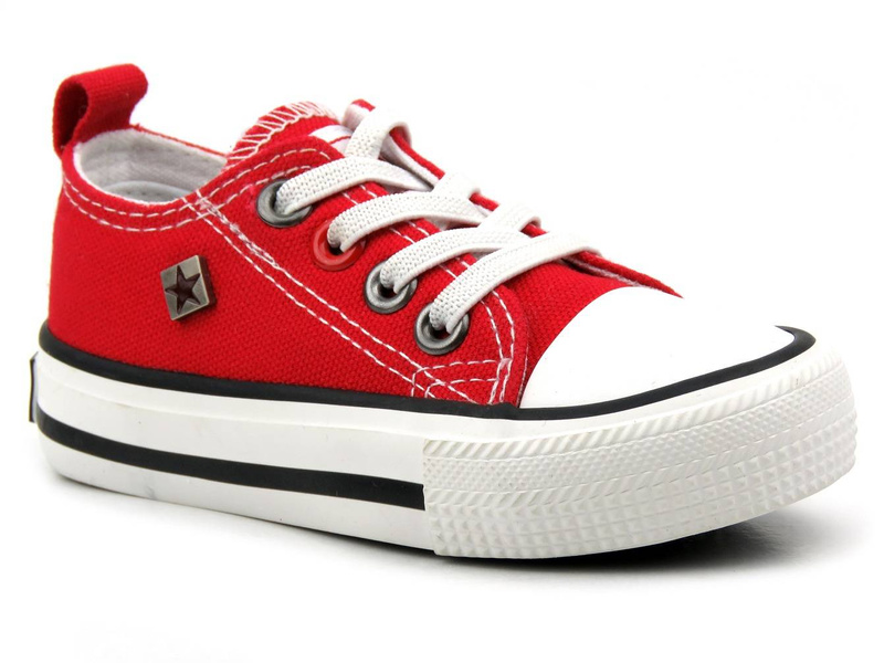 Wsuwane trampki dziecięce - BIG STAR HH374092, czerwone