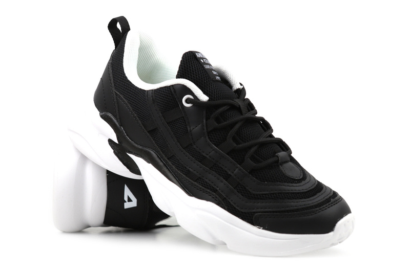 Buty sportowe damskie, adidasy American Club FH 30/22, czarne