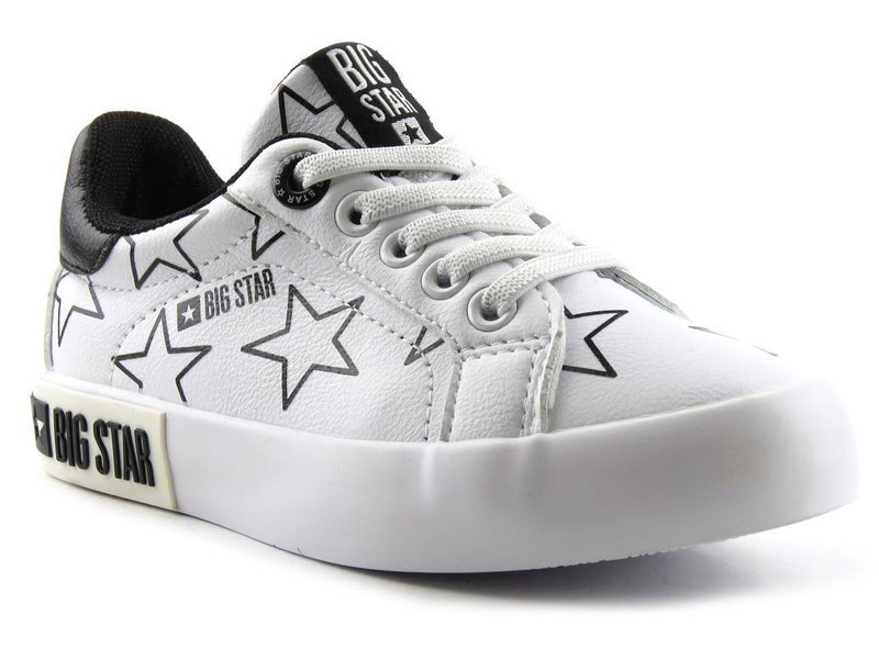 Buty sportowe dziecięce BIG STAR II374001, białe w gwiazdki