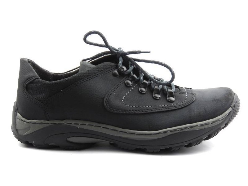 Niskie buty damskie trekkingowe KORNECKI 2307, czarne