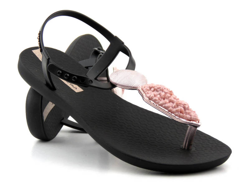 Sandały, japonki damskie gumowe - IPANEMA 26678, czarne 