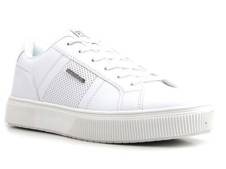 Sneakersy, buty męskie sportowe - American Club RH 74/22, białe