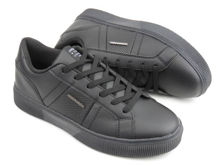 Sneakersy męskie AMERICAN CLUB RH74/22, czarne