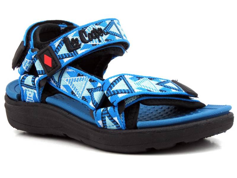 Sportowe sandały dziecięce Lee Cooper 22-34-0963K, niebieskie