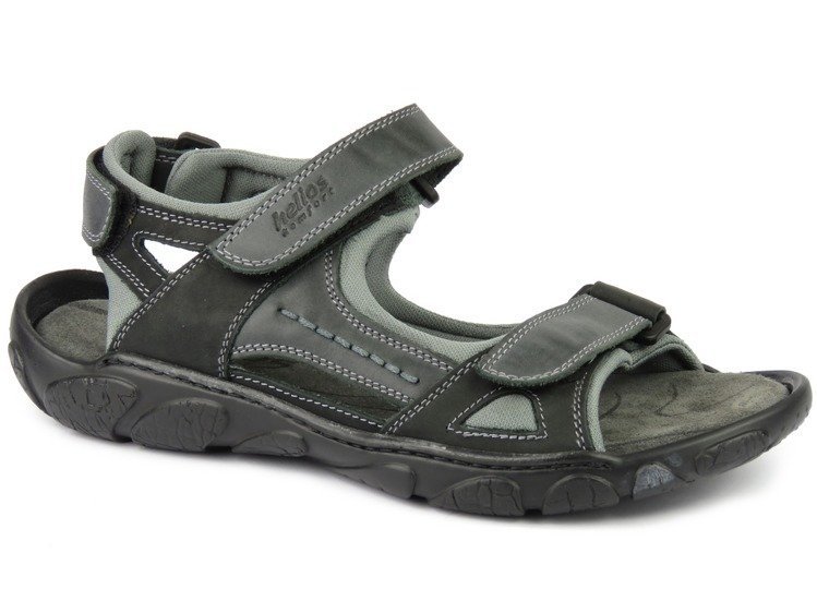 Sportowe sandały męskie Helios Komfort 850, czarne