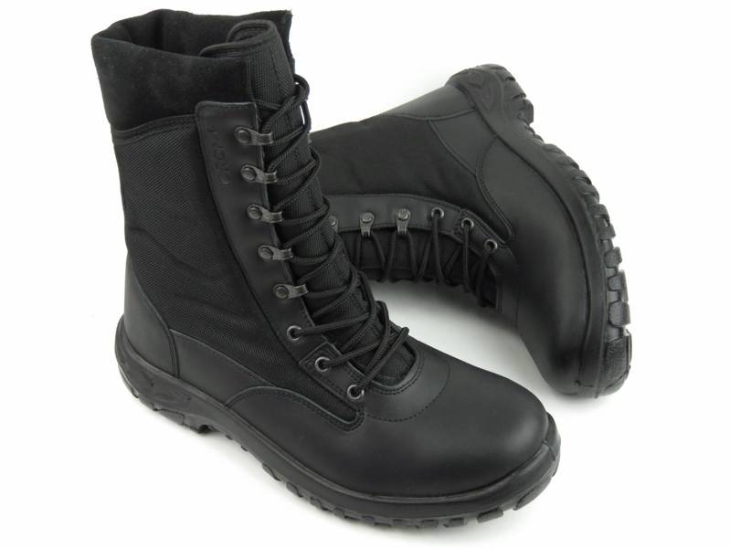 Trapery, buty wojskowo-policyjne - PROTEKTOR GROM 108-742, czarne