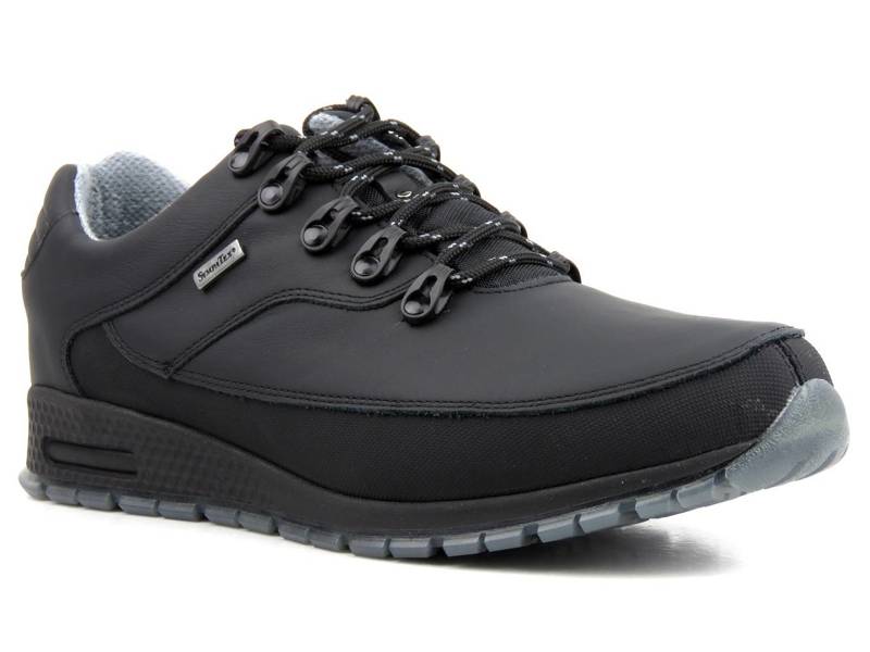 Trekkingi męskie, buty sportowe z membraną SympaTex - NIK 03-0948, czarne