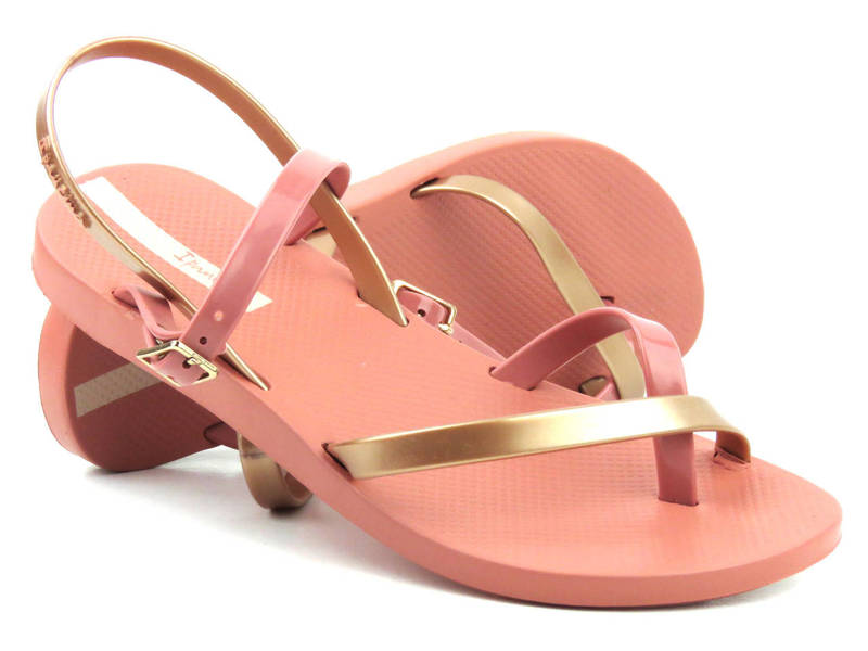Wodoodporne sandały damskie typu japonki - IPANEMA 82842, różowe