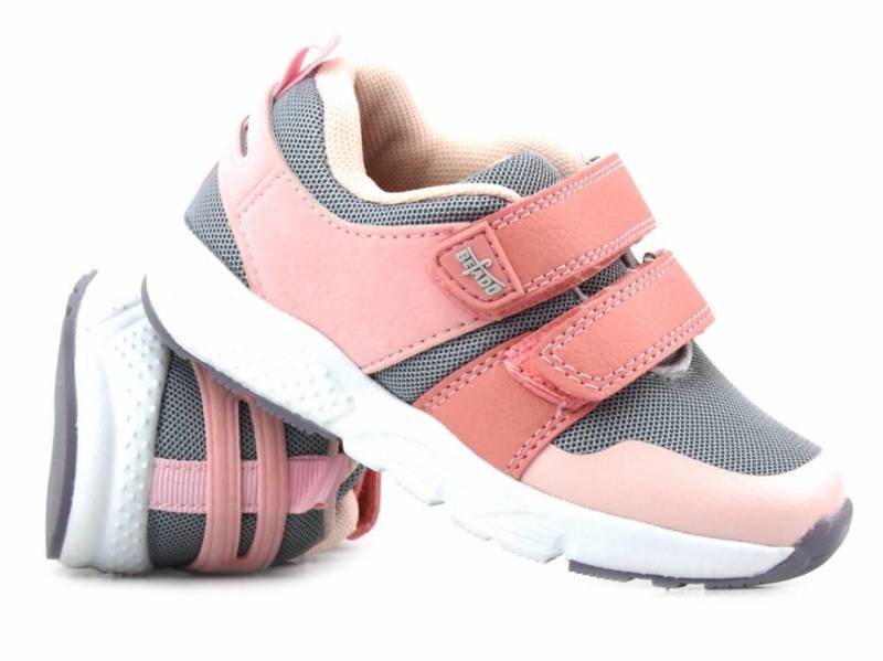 Adidasy, obuwie sportowe dziecięce na rzepy - BEFADO 516Y246, różowe
