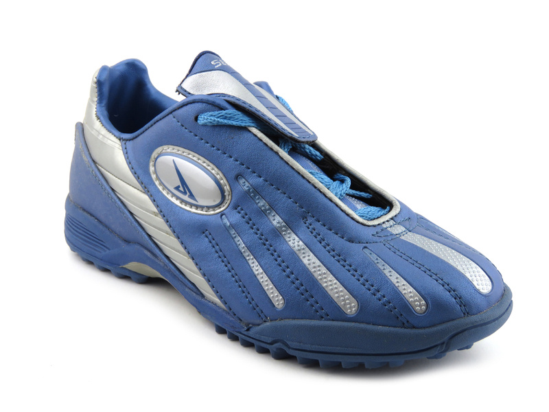 Buty dziecięce sportowe, korki - SEMS 4163-1, niebieskie