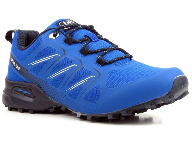 Buty męskie sportowe, adidasy dla biegaczy - DK Speed Grip VB16763, niebieskie