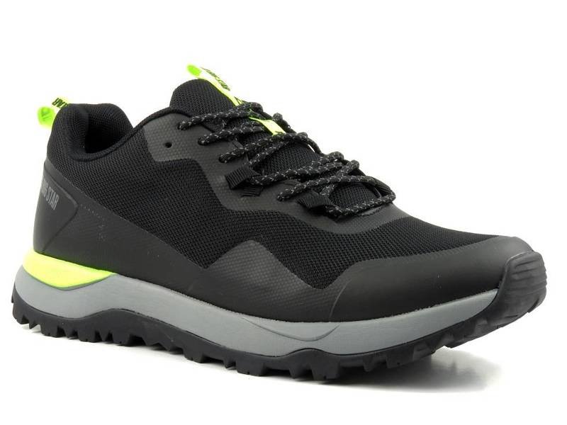 Buty męskie sportowe z technologią dostosowania do stopy - BIG STAR HH174337, czarne