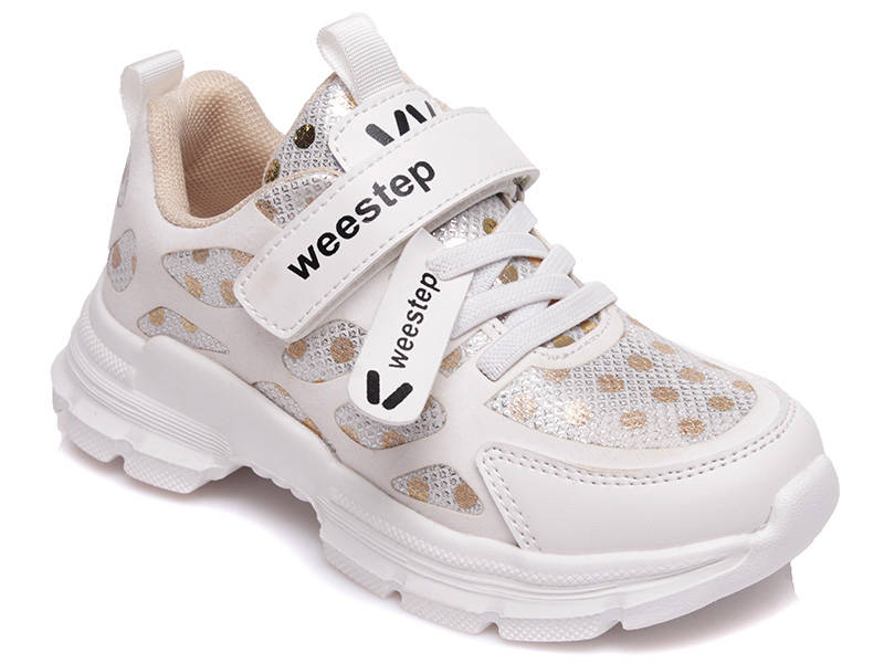 Buty sportowe, adidasy dziecięce na rzepy - WEESTEP R808763615, białe