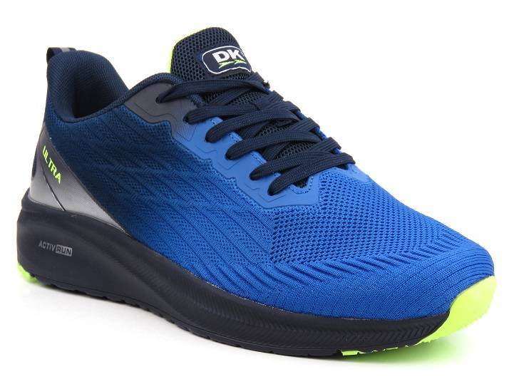 Lekkie sneakersy męskie, adidasy DK Activ Run VB16772, niebiesko-granatowe