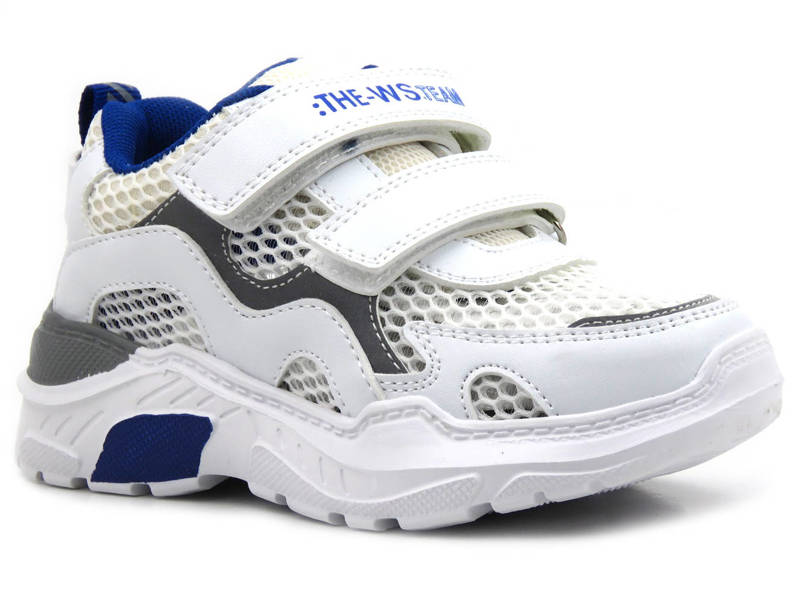 Przewiewne sneakersy dziecięce, buty sportowe - WEESTEP R888650705, białe