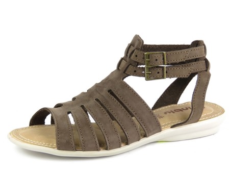Sandały, rzymianki damskie Inblu AD-15, brązowe