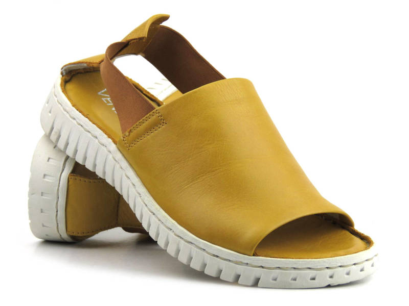 Sportowe sandały damskie renomowanej marki VENEZIA 4154302, żółte