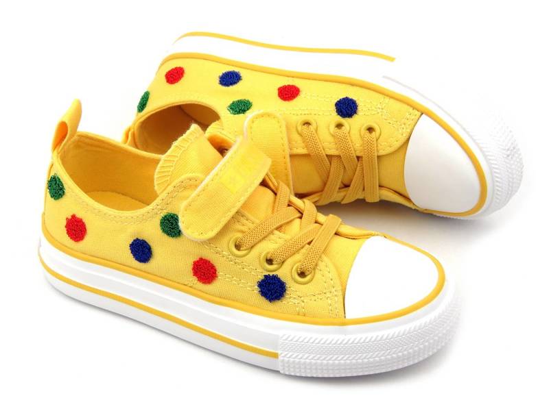 Trampki, buty sportowe dziecięce BIG STAR JJ374056, żółte