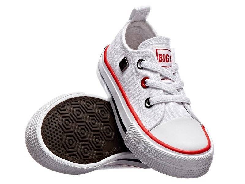 Trampki dziecięce, buty sportowe Big Star HH374193, białe